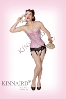 Pink Duchess Satin Dita Corset