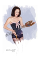 Dita Corset With Pink Ribbon Detail